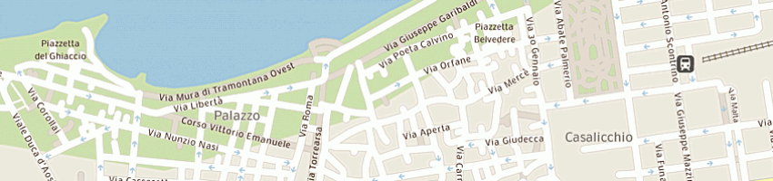Mappa della impresa giliberto giuseppe a TRAPANI