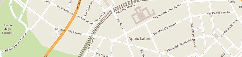 Mappa della impresa dierre srl a ROMA