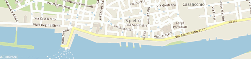 Mappa della impresa panificio altese bartolomeo a TRAPANI