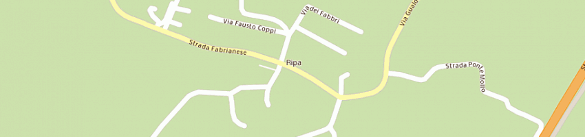 Mappa della impresa fioridea di puletti claudia a PERUGIA