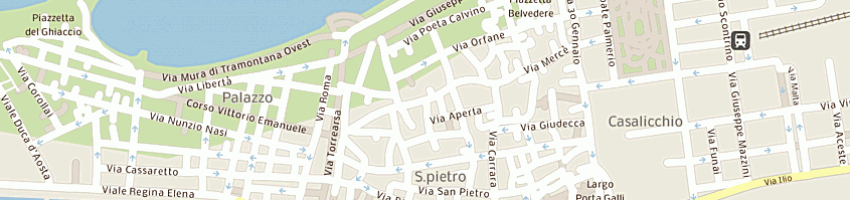 Mappa della impresa pollina giuseppe a TRAPANI