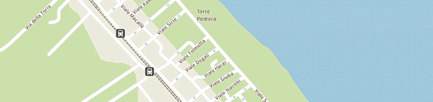 Mappa della impresa alberghi hotel centrale di signorini maria pia e c sas a RIMINI