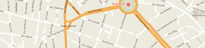Mappa della impresa scara a ROMA