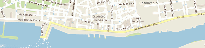 Mappa della impresa pollina paolo a TRAPANI