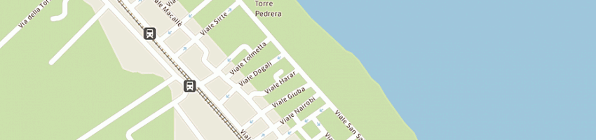 Mappa della impresa vintage tortuga di irene giudetti a RIMINI
