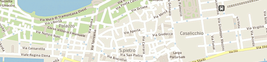 Mappa della impresa teresa michele di teresa pietro e c sas a TRAPANI
