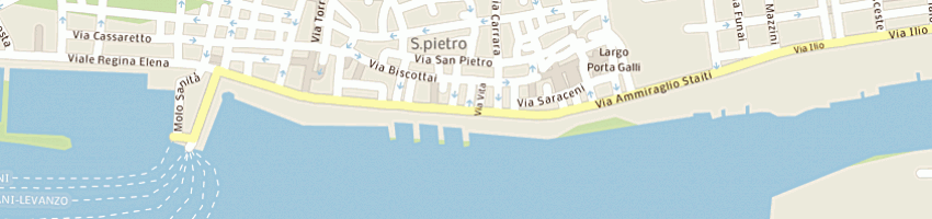 Mappa della impresa sicilia regionale marittima spa a TRAPANI