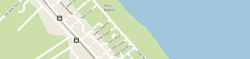 Mappa della impresa albergo olimpia a RIMINI