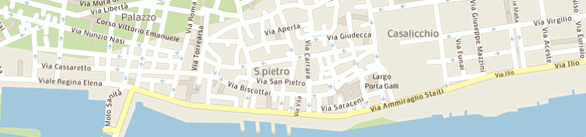 Mappa della impresa salvo giacomo a TRAPANI