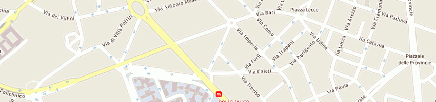 Mappa della impresa regione lazio a ROMA