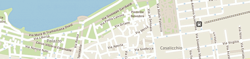 Mappa della impresa la rinascente snc di costadura e calvino a TRAPANI