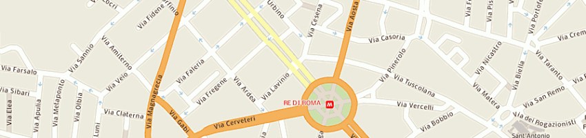 Mappa della impresa studio principato srl a ROMA