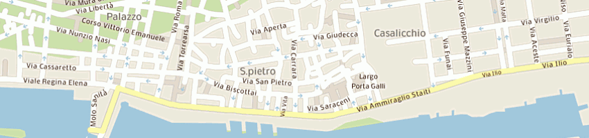 Mappa della impresa cardile giuseppe a TRAPANI