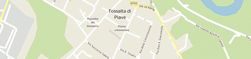 Mappa della impresa maschio damiana a FOSSALTA DI PIAVE