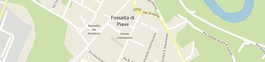 Mappa della impresa bar delfi a FOSSALTA DI PIAVE