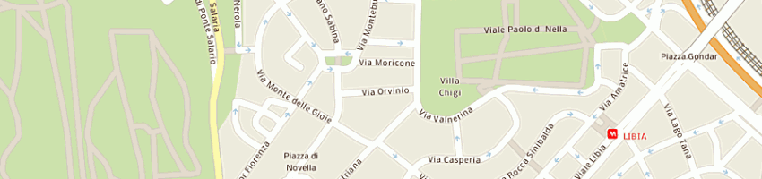 Mappa della impresa mega srl a ROMA