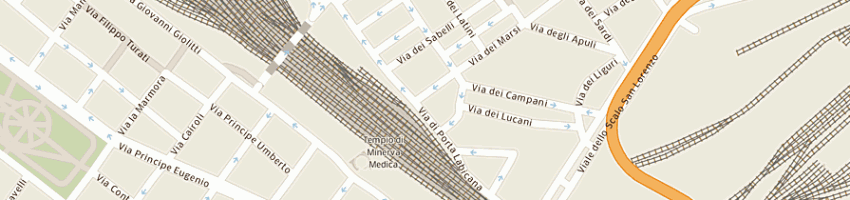Mappa della impresa bocca di dama a ROMA
