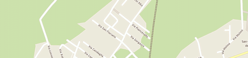 Mappa della impresa m e m parrucchieri snc a SACILE