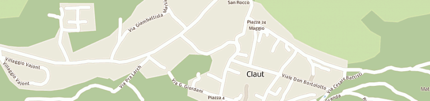 Mappa della impresa comune di claut a CLAUT