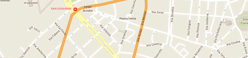 Mappa della impresa f lli pucciarini s p a a ROMA