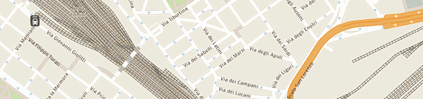 Mappa della impresa napoletano rodolfo a ROMA