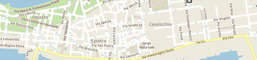 Mappa della impresa conforti srl radio tele hobby a TRAPANI