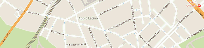Mappa della impresa rocca e rocca - societa' a responsabilita' limitata a ROMA