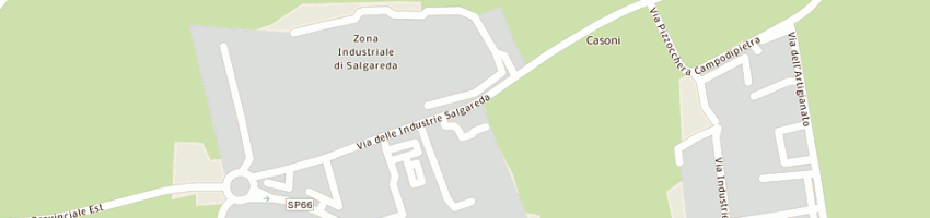 Mappa della impresa giacomini franco a SALGAREDA