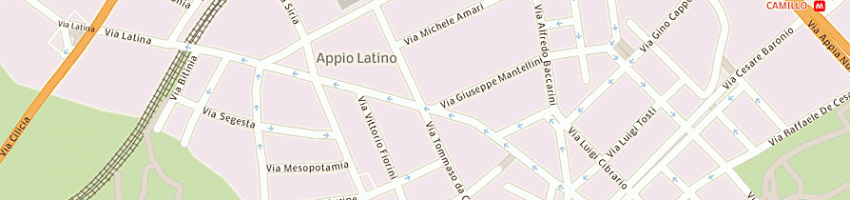 Mappa della impresa le coccinelle srl a ROMA