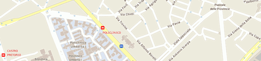 Mappa della impresa idro italmaco general serv a ROMA