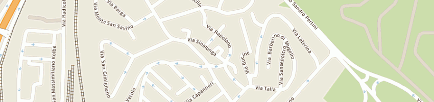 Mappa della impresa pizzeria il guerriero bruno a ROMA