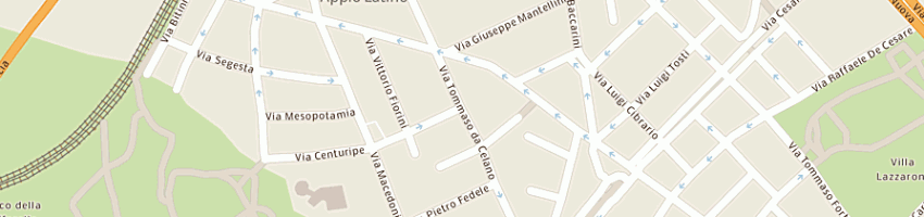 Mappa della impresa il chiosco srl a ROMA