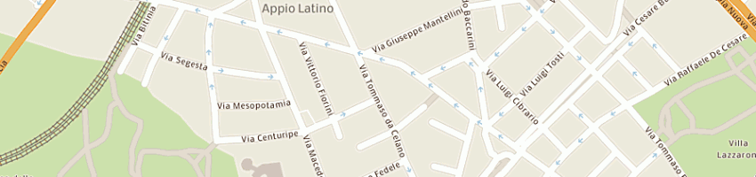 Mappa della impresa profumeria zoppo raffaele a ROMA