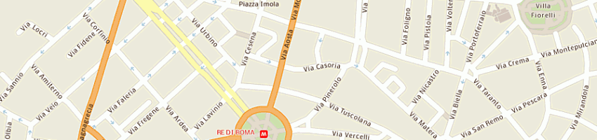 Mappa della impresa ex libris di c novella e c sas a ROMA