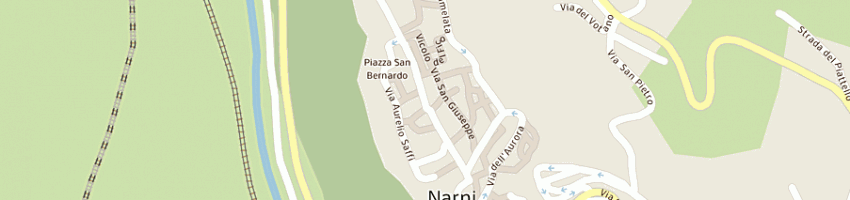 Mappa della impresa banconi gina a NARNI