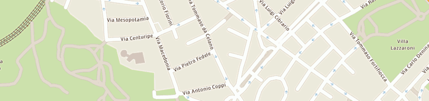 Mappa della impresa studio star a ROMA