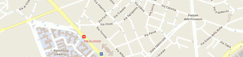 Mappa della impresa tiberi franco a ROMA