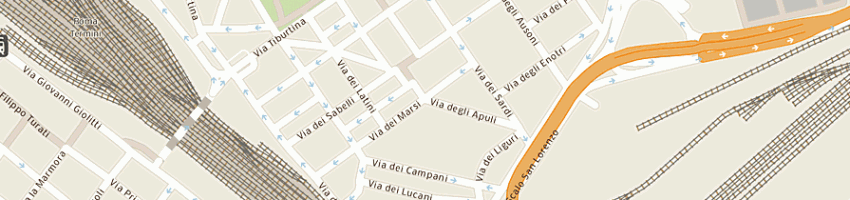 Mappa della impresa cacchione david a ROMA