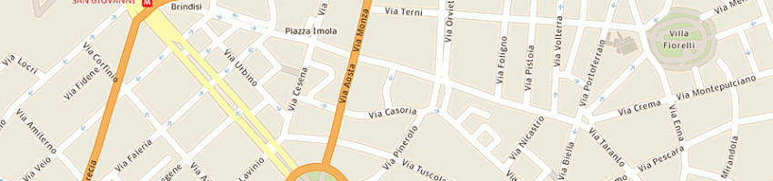 Mappa della impresa sport and travel srl a ROMA