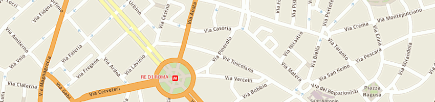 Mappa della impresa bibi (srl) a ROMA