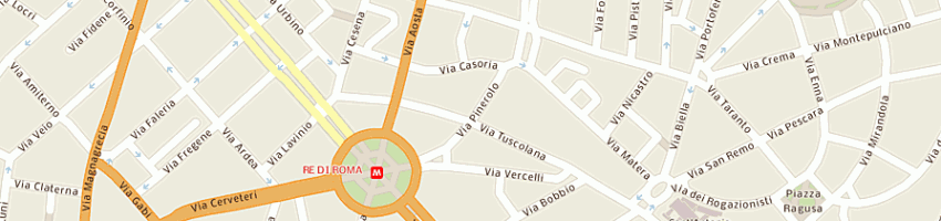 Mappa della impresa torrefazione borgna srl a ROMA