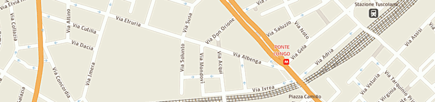 Mappa della impresa agenzia real e virtual a ROMA