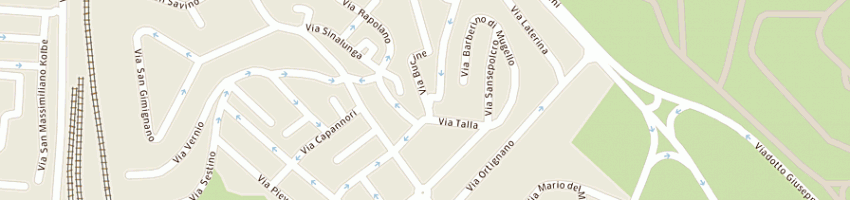 Mappa della impresa palozzi valter a ROMA