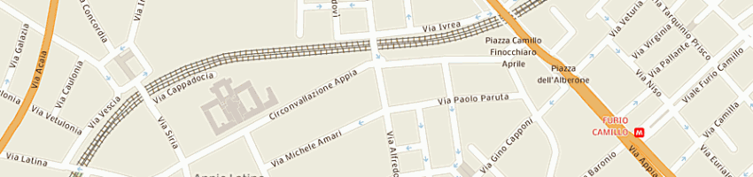 Mappa della impresa di giovambattista pasquale a ROMA
