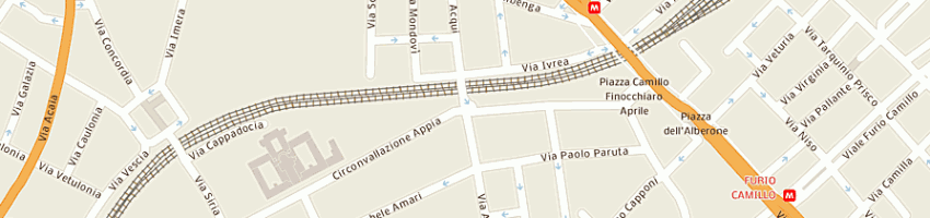 Mappa della impresa punturi marcella a ROMA
