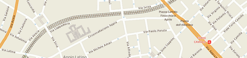 Mappa della impresa massa f e primerano g snc a ROMA