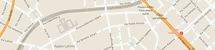 Mappa della impresa camilletti simona a ROMA