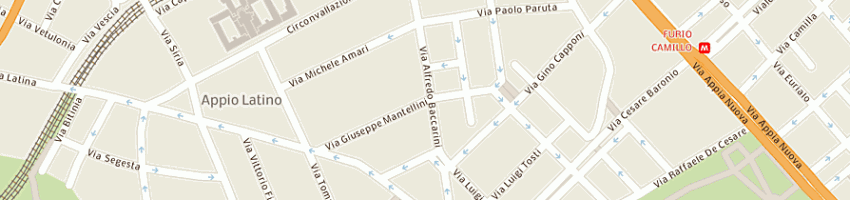 Mappa della impresa grafiche m e c (snc) a ROMA