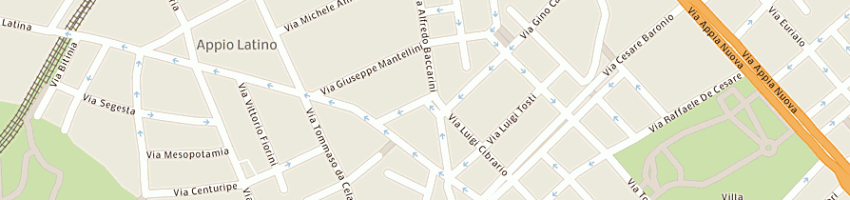 Mappa della impresa albis di gasperini alessandra e c sas a ROMA