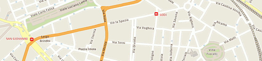 Mappa della impresa tomassini a a ROMA